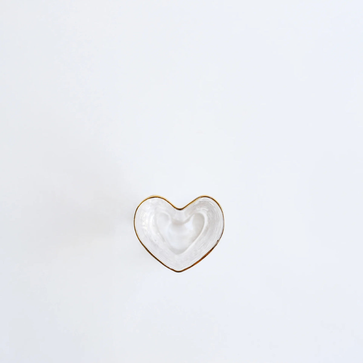 Heart Shape Glass Bowl & Cup Set