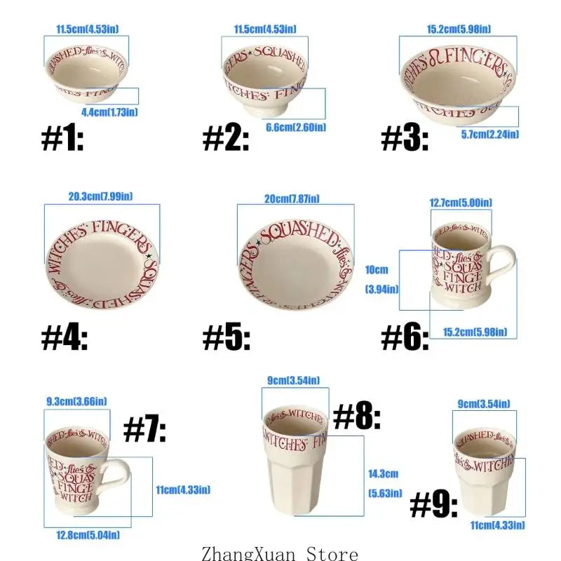 Elegant Porcelain Tableware Set