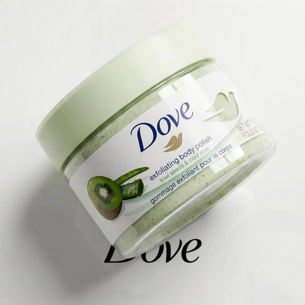 Dove Exfoliating Body Scrub 298g Moisturizing Nourishing Body Gentle Exfoliator For Dry Rough Skin Multi Fragrance Skin Care