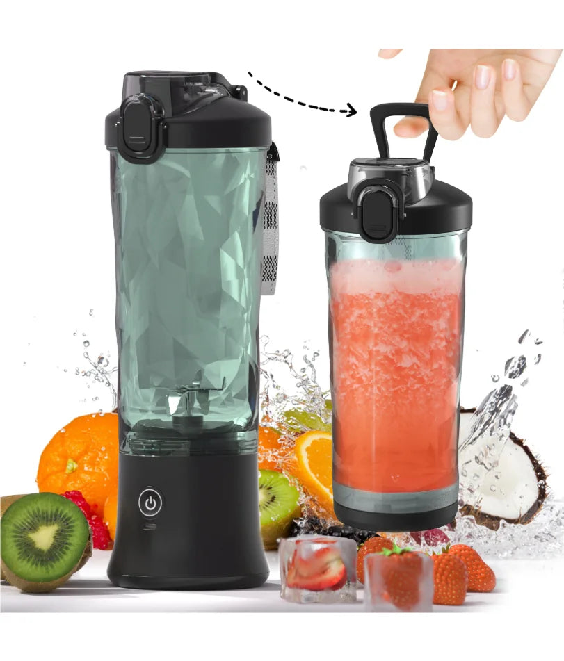 600ML USB Rechargeable Portable Blender