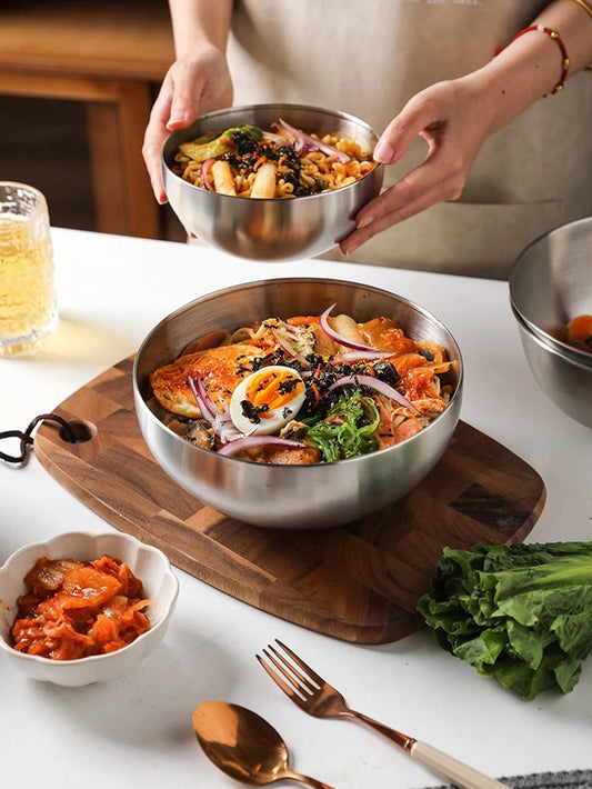 Stainless Steel Salad & Noodle Bowl