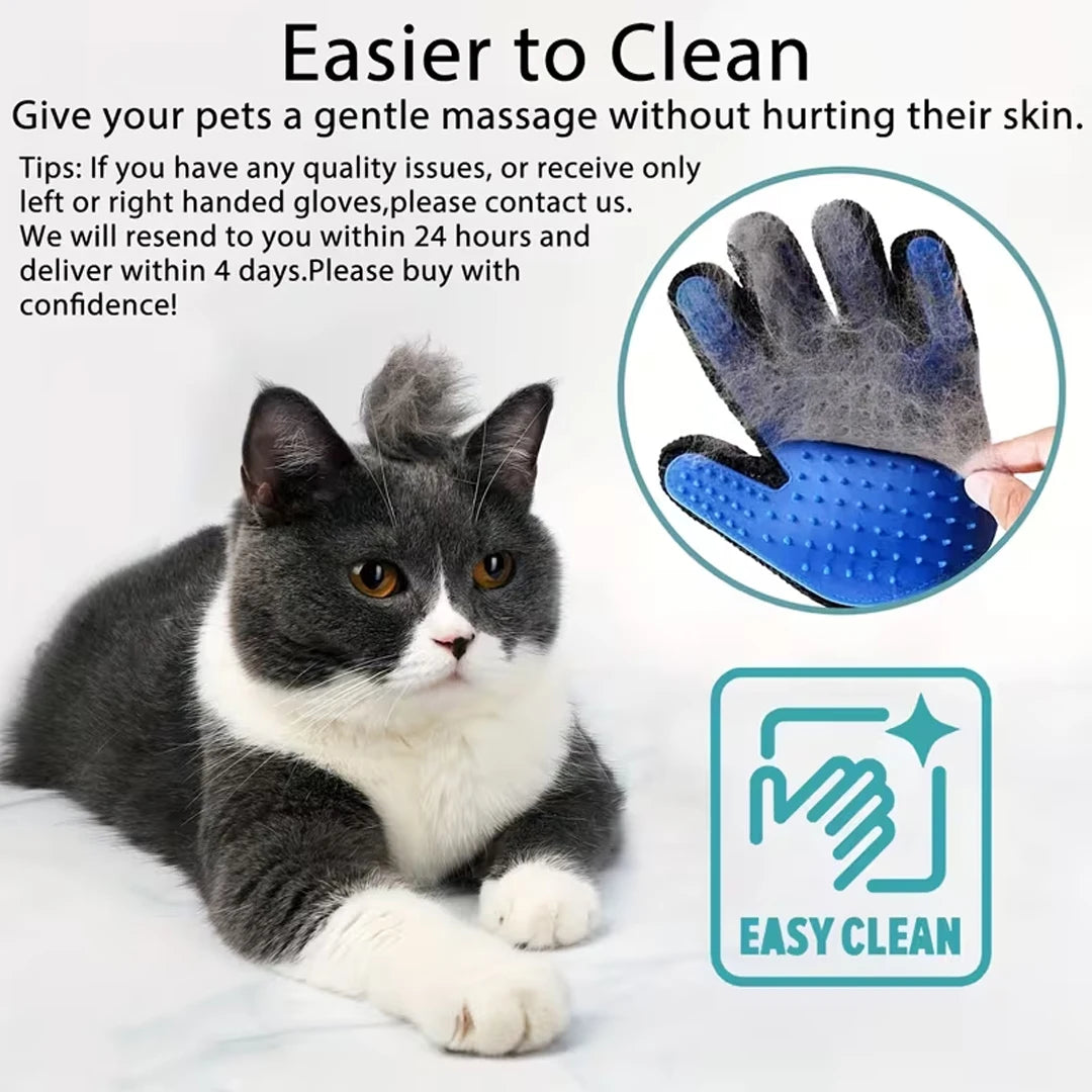 Silicone Pet Grooming & Bath Gloves