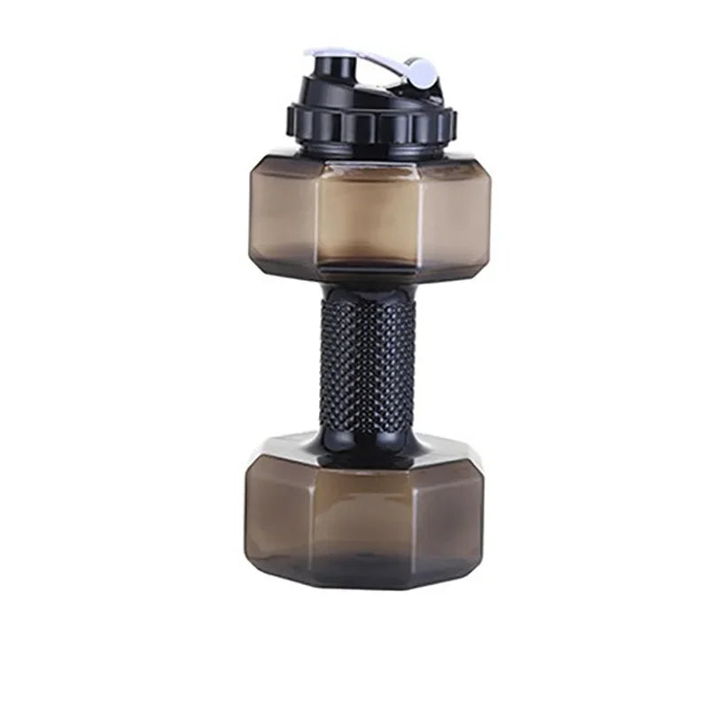 Dumbbell-Shaped Fitness Water Bottle