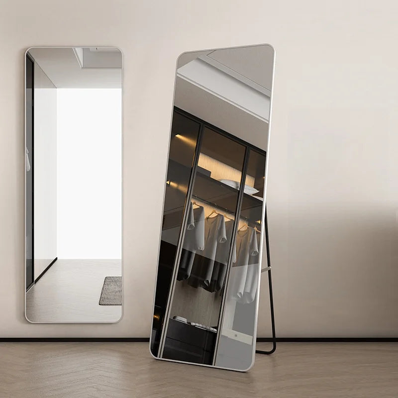 Full-Length Self-Adhesive Wall-Mounted Mirror