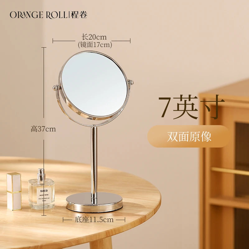 Round Vanity Wall Mirror for Bedroom & Dressing Room