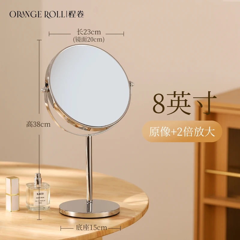 Round Vanity Wall Mirror for Bedroom & Dressing Room