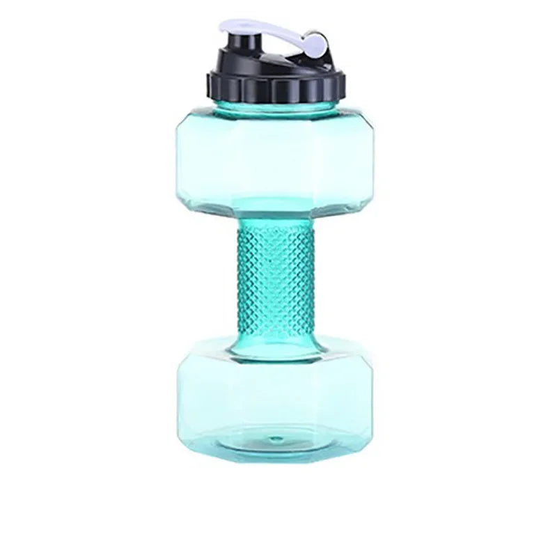 Dumbbell-Shaped Fitness Water Bottle