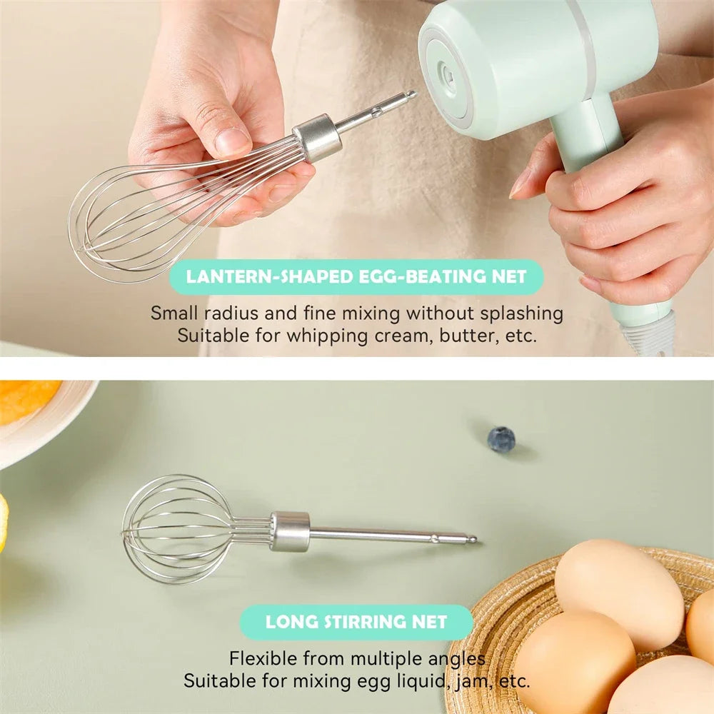 Electric Food Processor & Hand Mixer Set