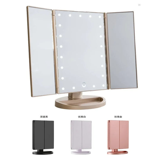 LED Vanity Mirror with Light & 10x Magnification