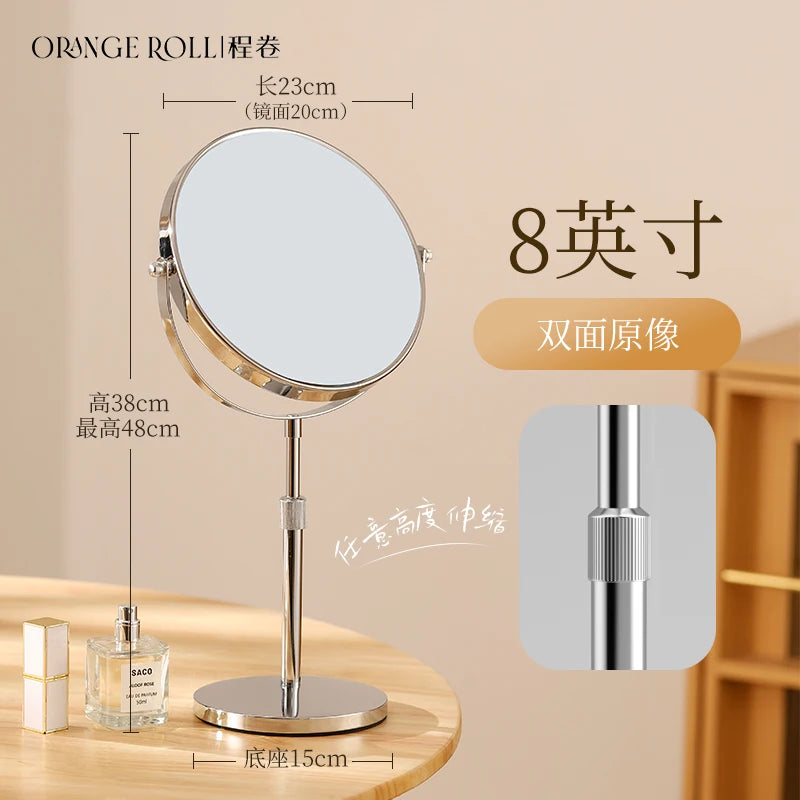 Round Vanity Wall Mirror for Bedroom & Dressing Room