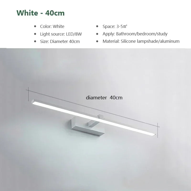 Modern LED Bathroom Vanity Mirror Wall Light