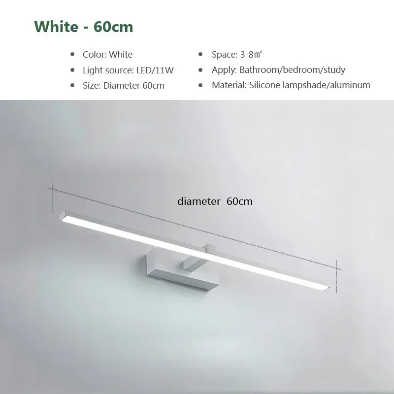 Modern LED Bathroom Vanity Mirror Wall Light
