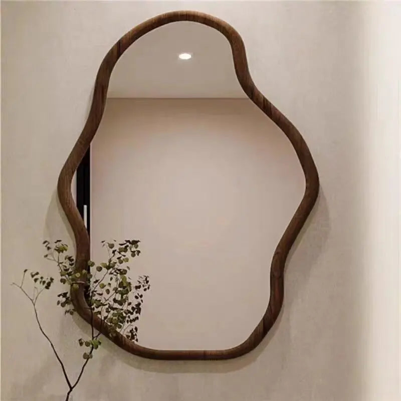Modern Wavy Irregular LED Wall Mirror