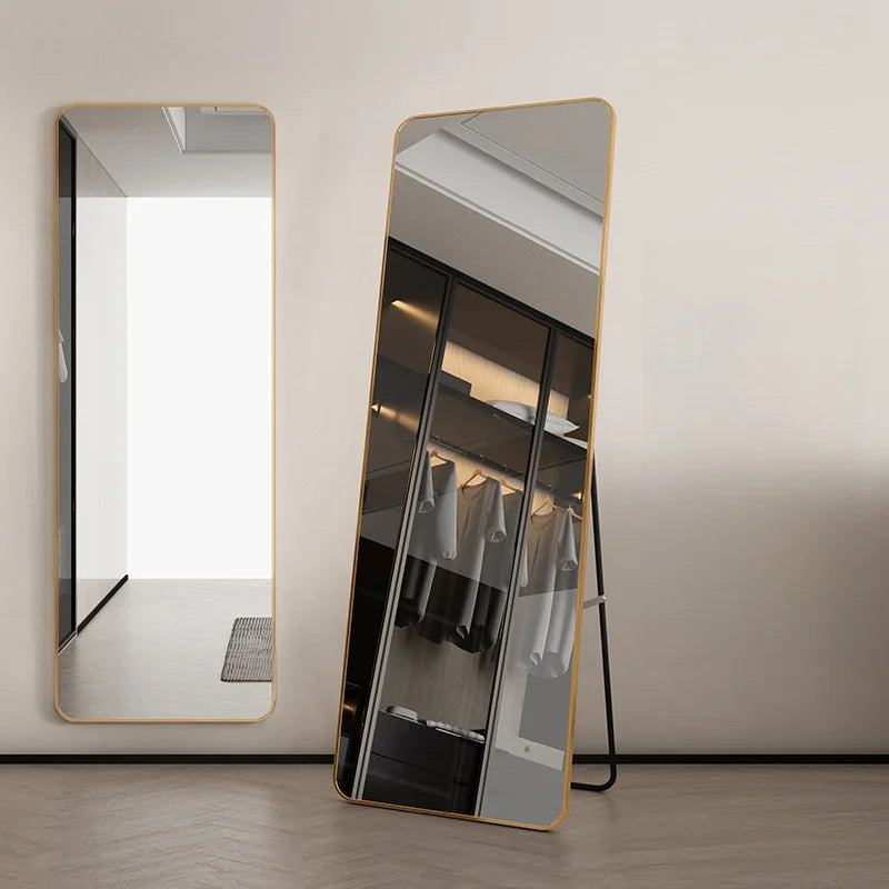 Full-Length Self-Adhesive Wall-Mounted Mirror