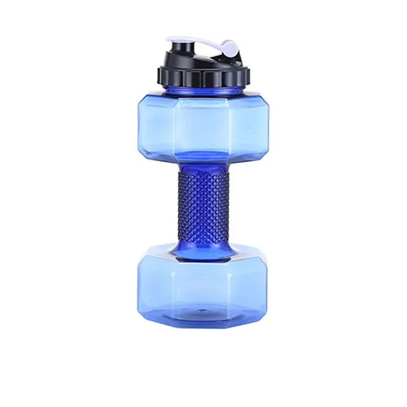 Dumbbell-Shaped Fitness Water Bottle