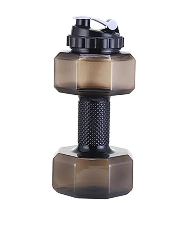 Dumbbell-Shaped Fitness Water Bottle
