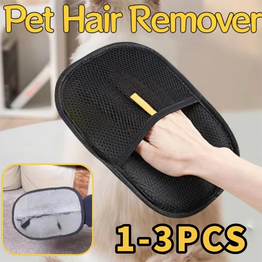 Pet Grooming Gloves Hair Remover