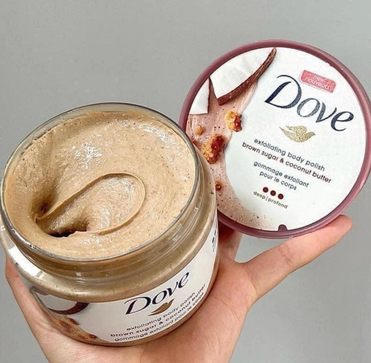 Dove Exfoliating Body Scrub 298g Moisturizing Nourishing Body Gentle Exfoliator For Dry Rough Skin Multi Fragrance Skin Care