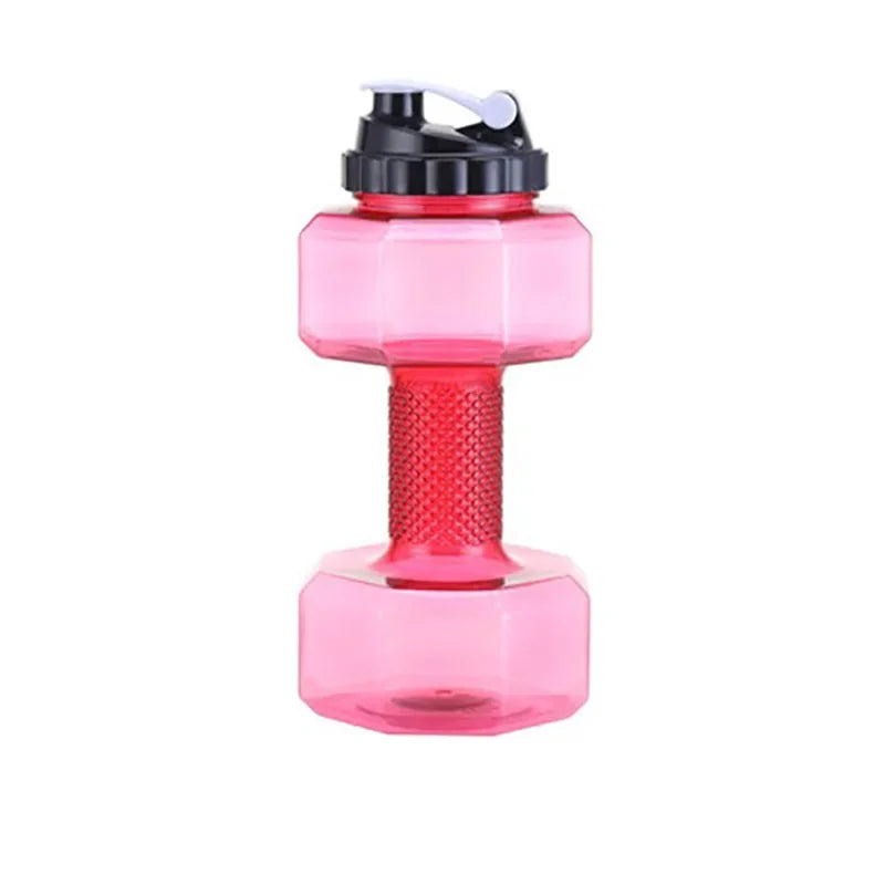 Dumbbell-Shaped Fitness Water Bottle