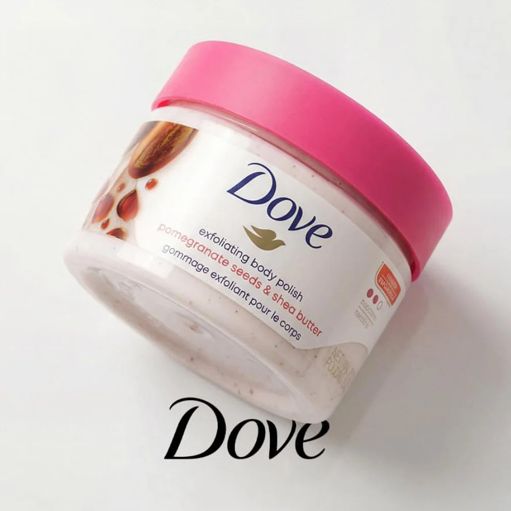 Dove Exfoliating Body Scrub 298g Moisturizing Nourishing Body Gentle Exfoliator For Dry Rough Skin Multi Fragrance Skin Care