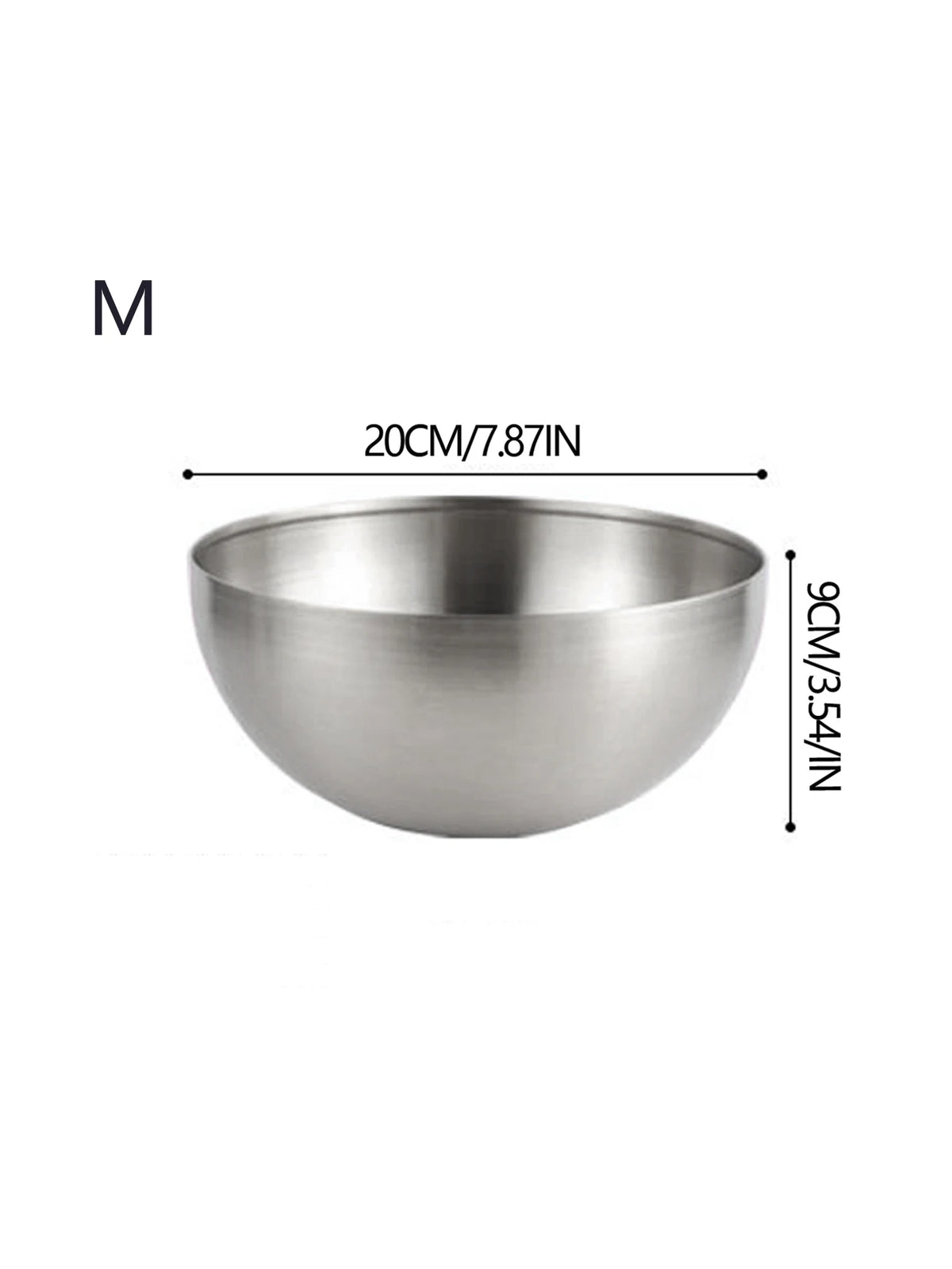Stainless Steel Salad & Noodle Bowl
