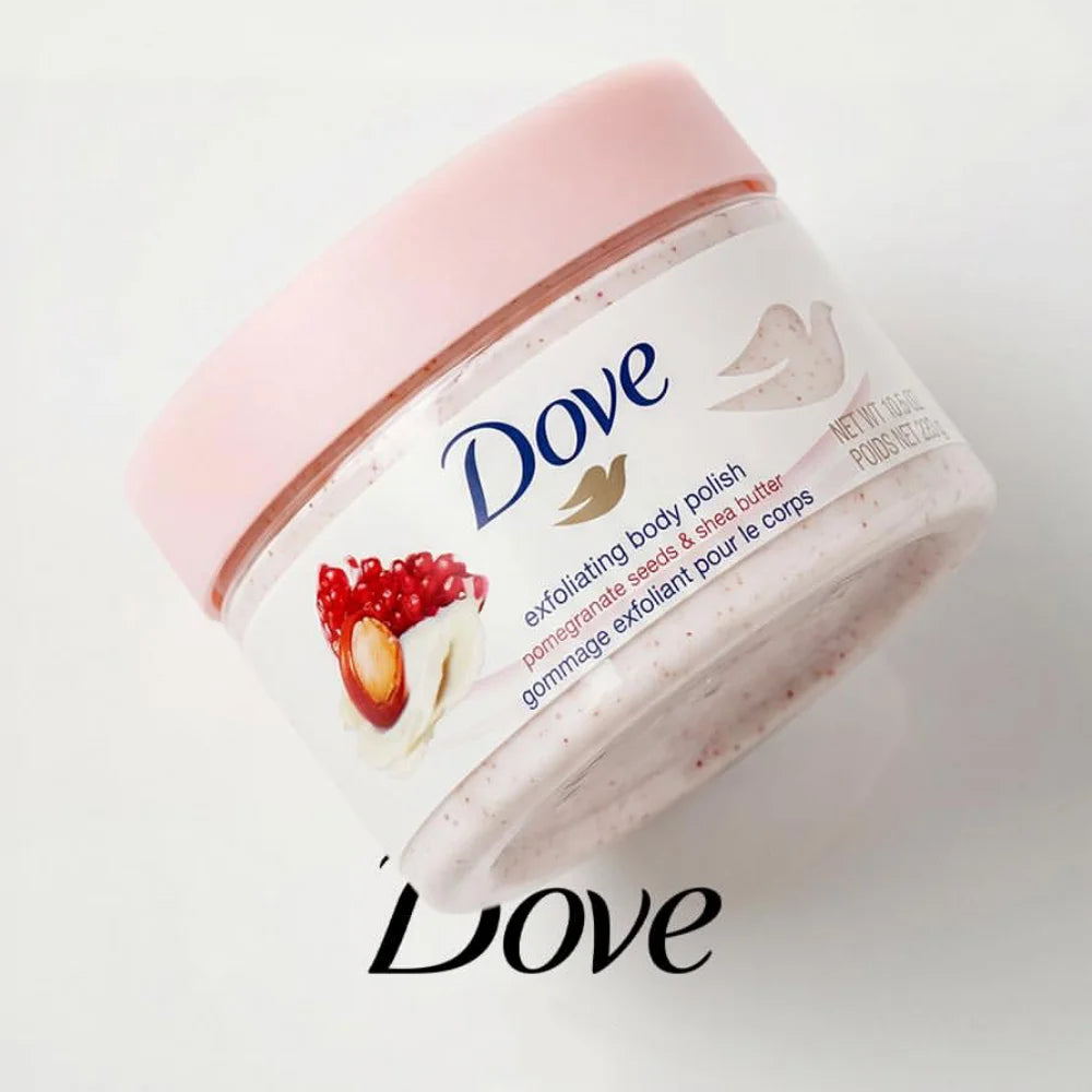 Dove Exfoliating Body Scrub 298g Moisturizing Nourishing Body Gentle Exfoliator For Dry Rough Skin Multi Fragrance Skin Care