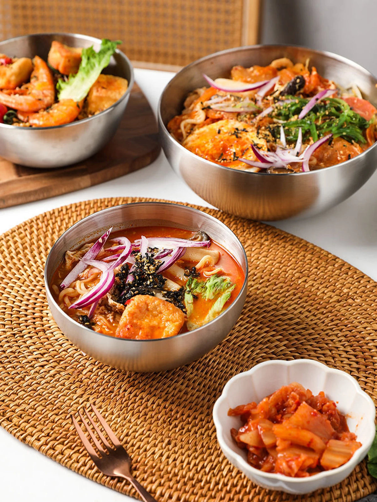 Stainless Steel Salad & Noodle Bowl