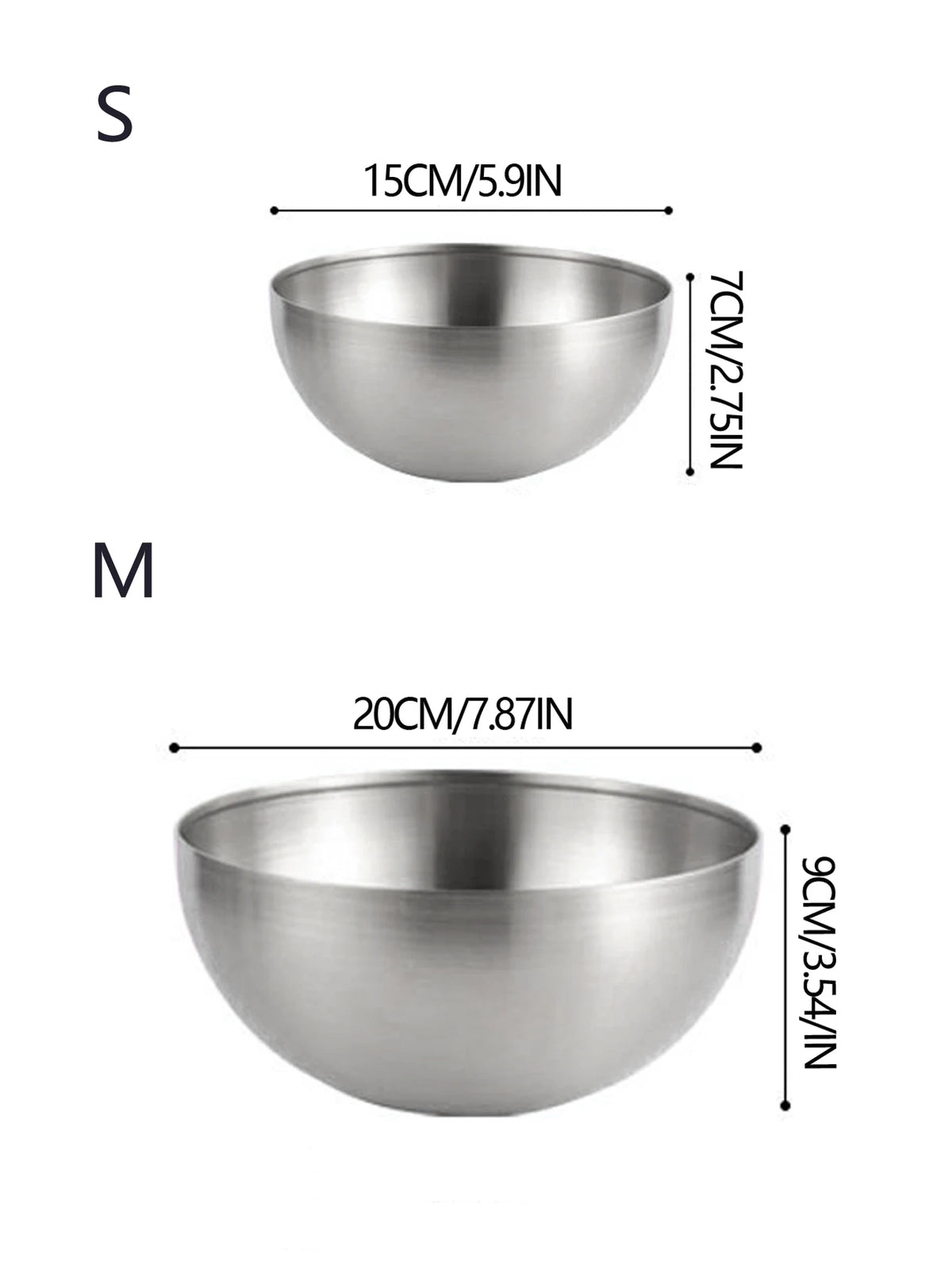 Stainless Steel Salad & Noodle Bowl