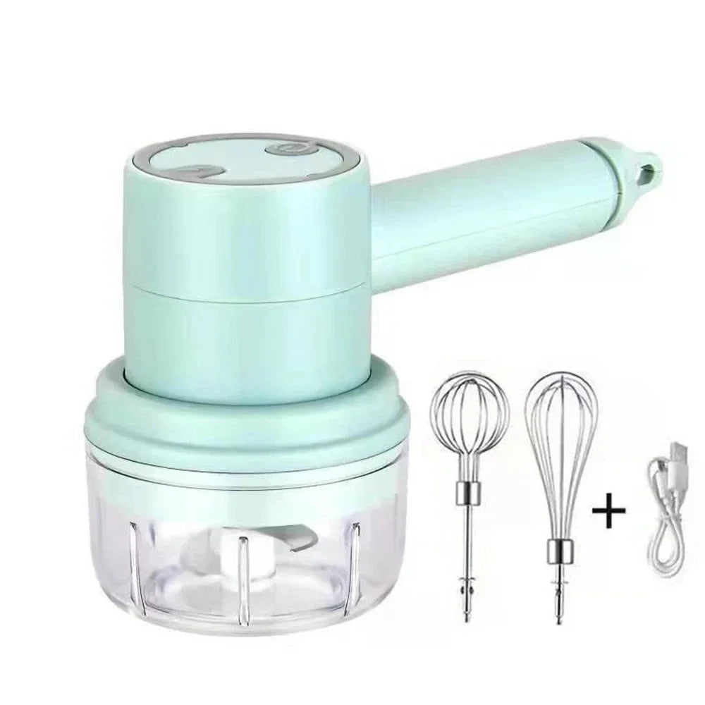 Electric Food Processor & Hand Mixer Set